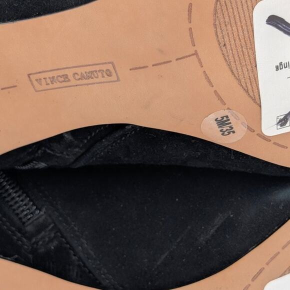 Vince Camuto Taplana Pointed Toe Over the Knee Boots Black Size US5M EU35 - Picture 10 of 11